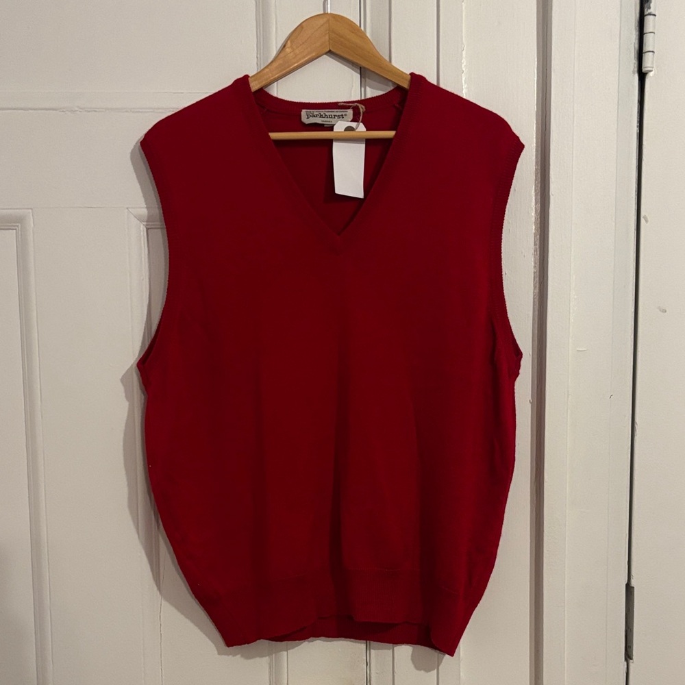 Vintage red vest